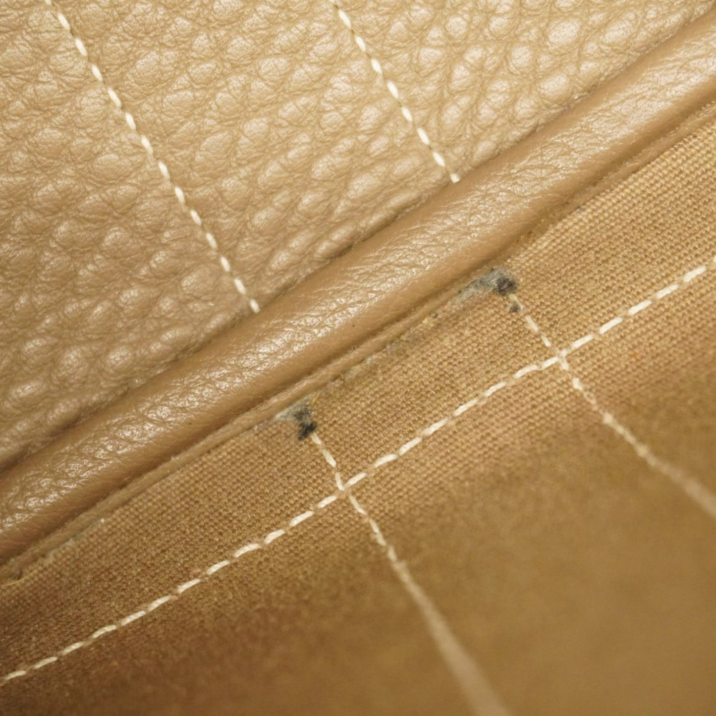 Hermes Etoupe Gray Toile Officier Tote Bag (Pre-Owned)