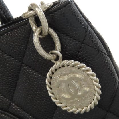 Chanel Black Leather Tote Bag (Pre-Owned)