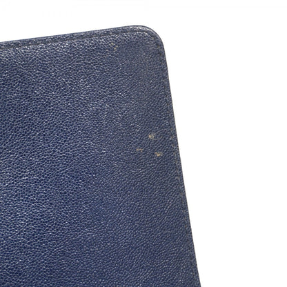 Chanel Navy Grained Calfskin Shoulder Bag (Pre-Owned)