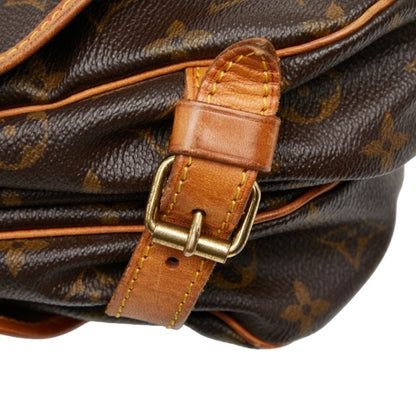 Louis Vuitton Brown Pvc Leather Shoulder Bag (Pre-Owned)