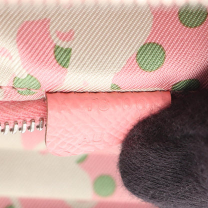 Hermes Pink Rose Confetti Leather Middle Wallet (Bi-Fold) (Pre-Owned)