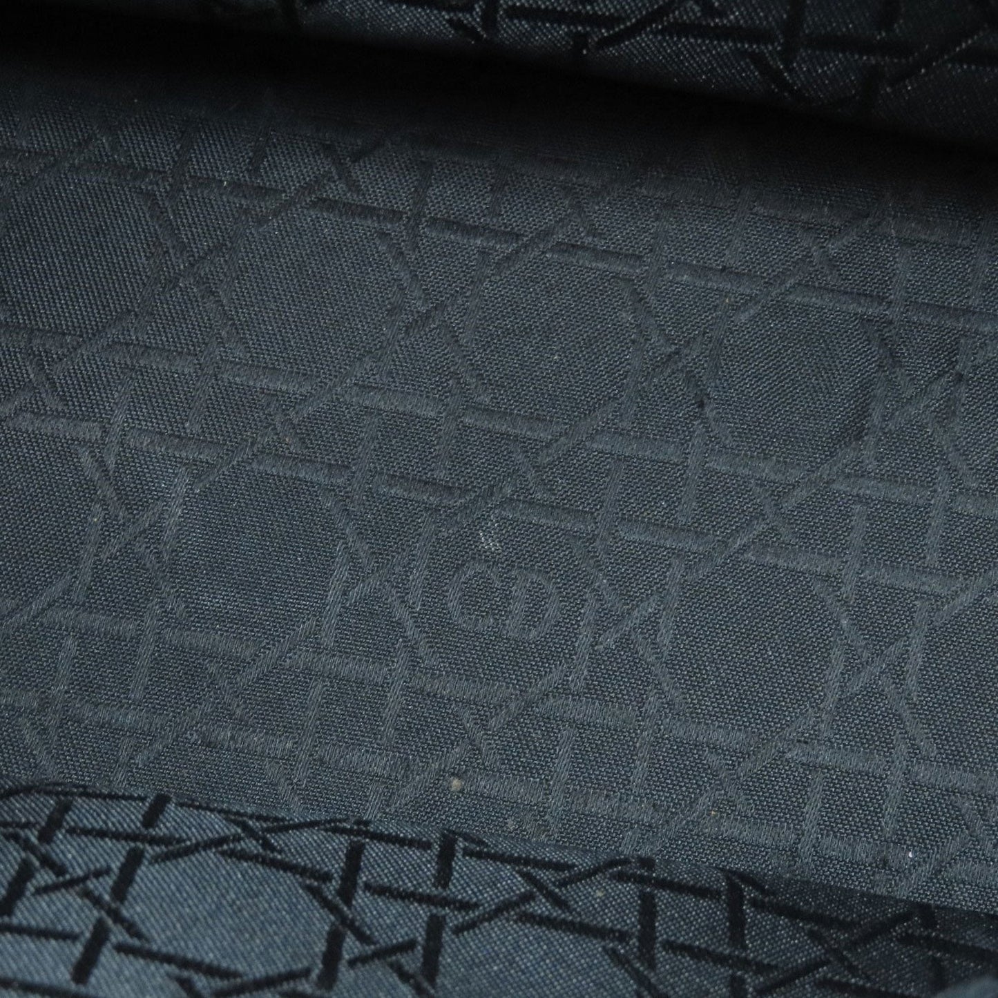 Christian Dior Lady Dior Black Canvas Tote Bag (Pre-Owned)