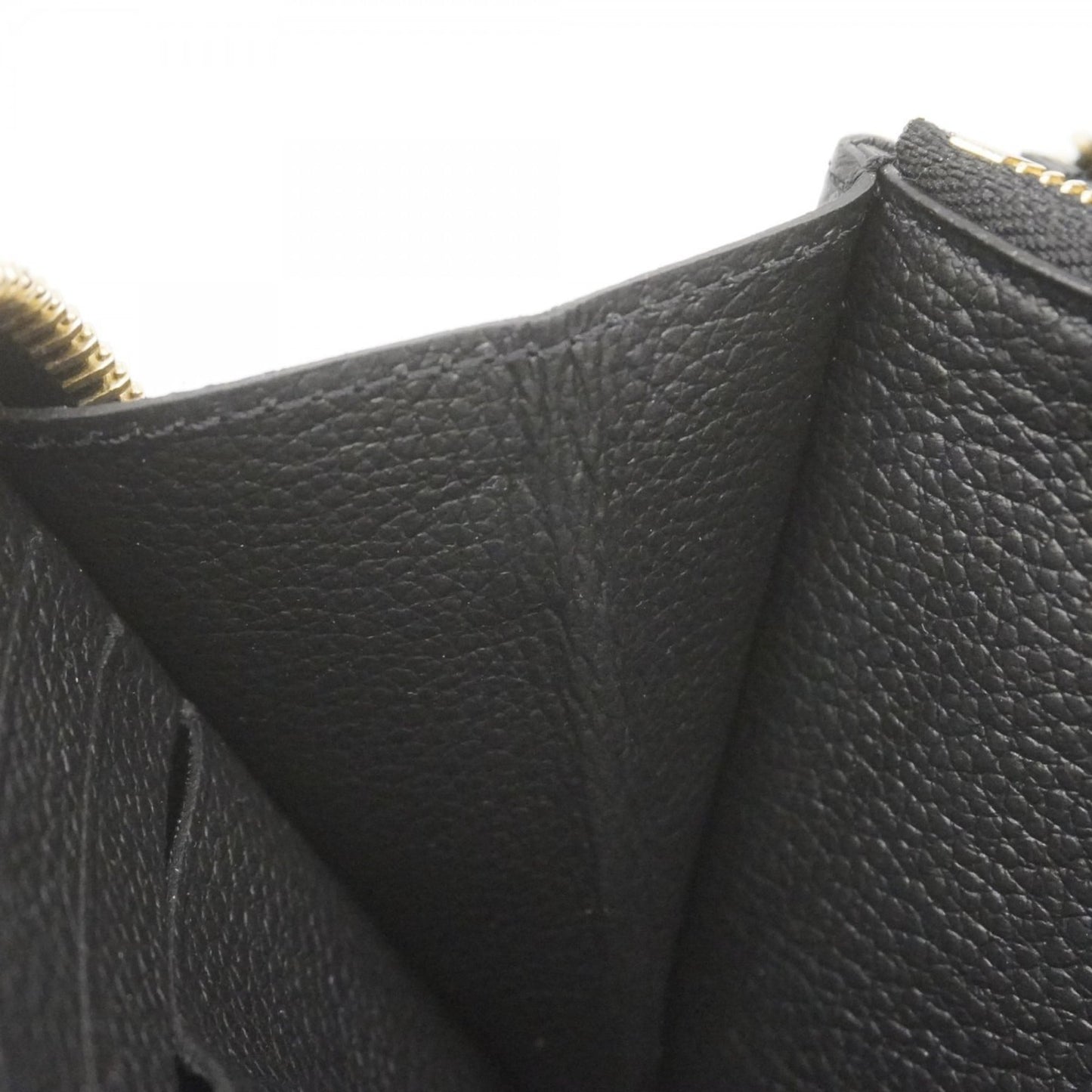 Louis Vuitton Beige Black Long Wallet (Bi-Fold) (Pre-Owned)
