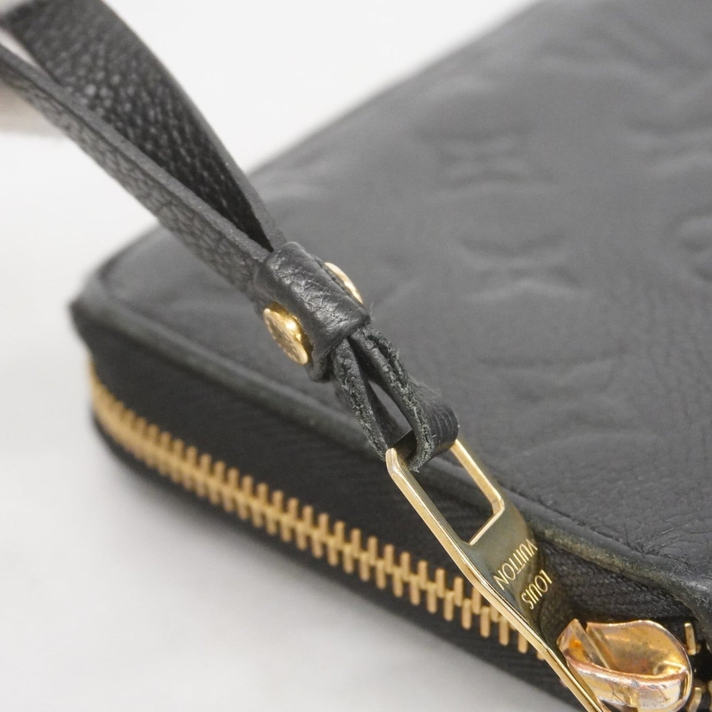 Louis Vuitton Noir Long Wallet (Bi-Fold) (Pre-Owned)