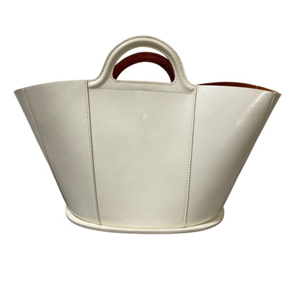 Marni White Pouch Tote Bag (Pre-Owned)