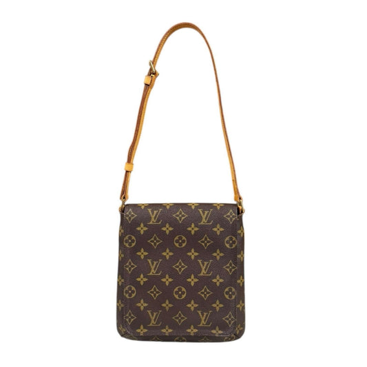 Louis Vuitton Brown Monogram Canvas Shoulder Bag (Pre-Owned)