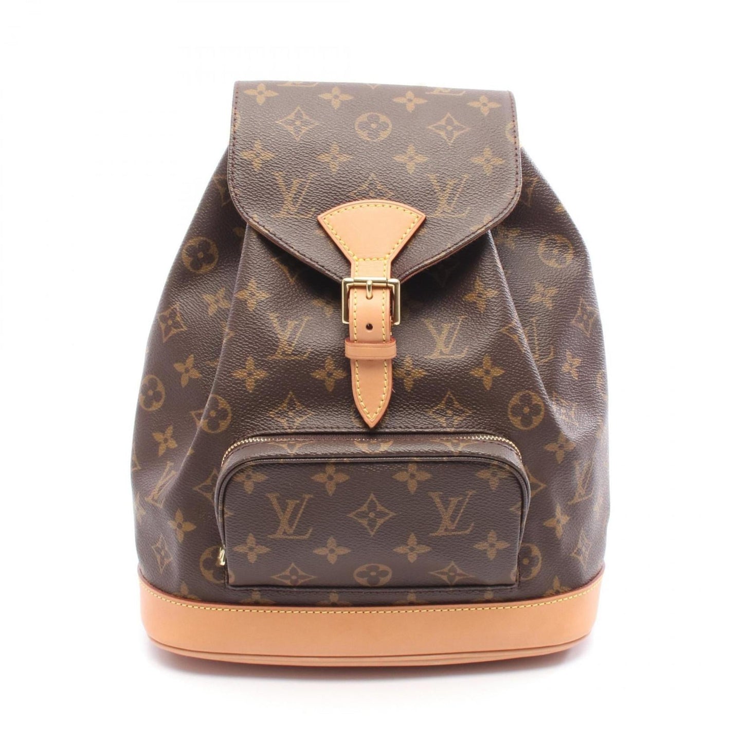 Louis Vuitton Brown Monogram Pvc Coated Canvas Leather Backpack (Pre-Owned)