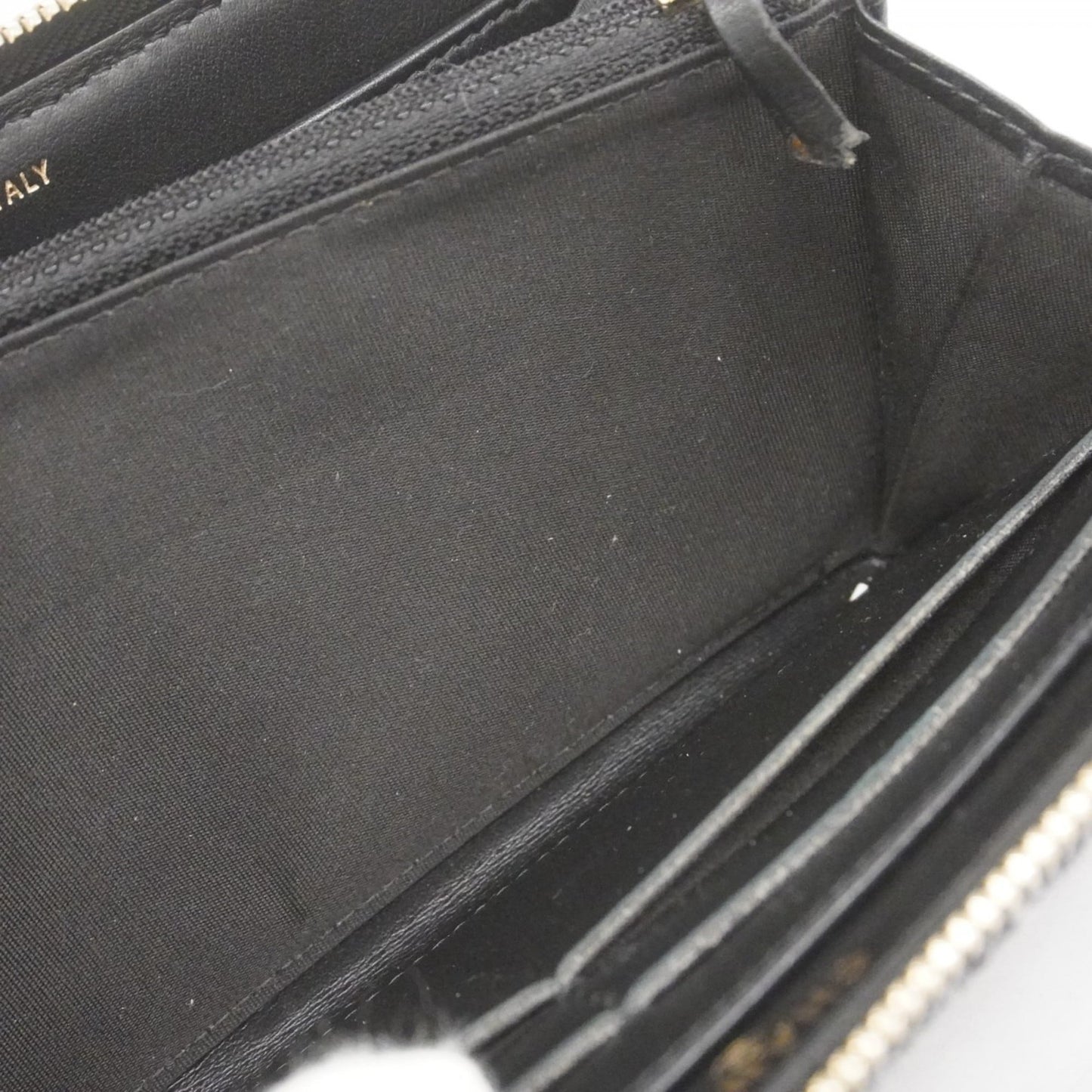 Chanel Navy Fabric Long Wallet (Bi-Fold) (Pre-Owned)