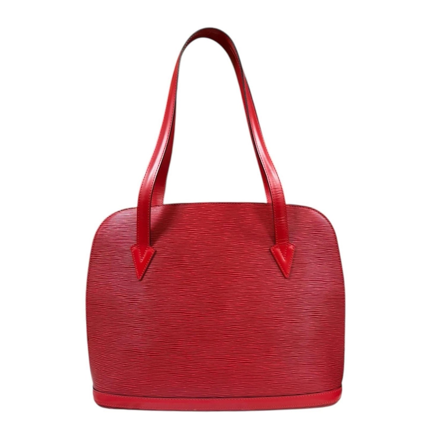 Louis Vuitton Epi Castilian Red Red Color Epi Leather Shoulder Bag (Pre-Owned)