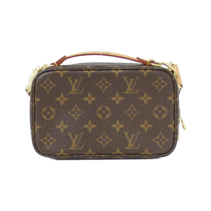Louis Vuitton Marron Coated Canvas Shoulder Bag (Pre-Owned)