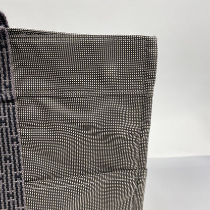 Hermes Gray Canvas Tote Bag (Pre-Owned)