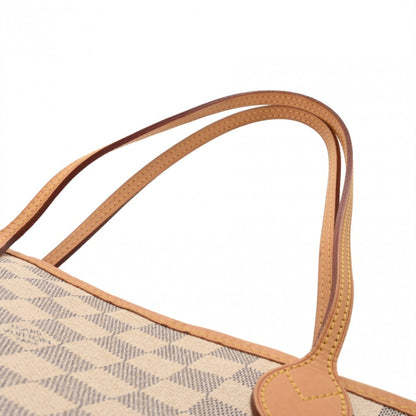 Louis Vuitton White Damier Azur Canvas Tote Bag (Pre-Owned)