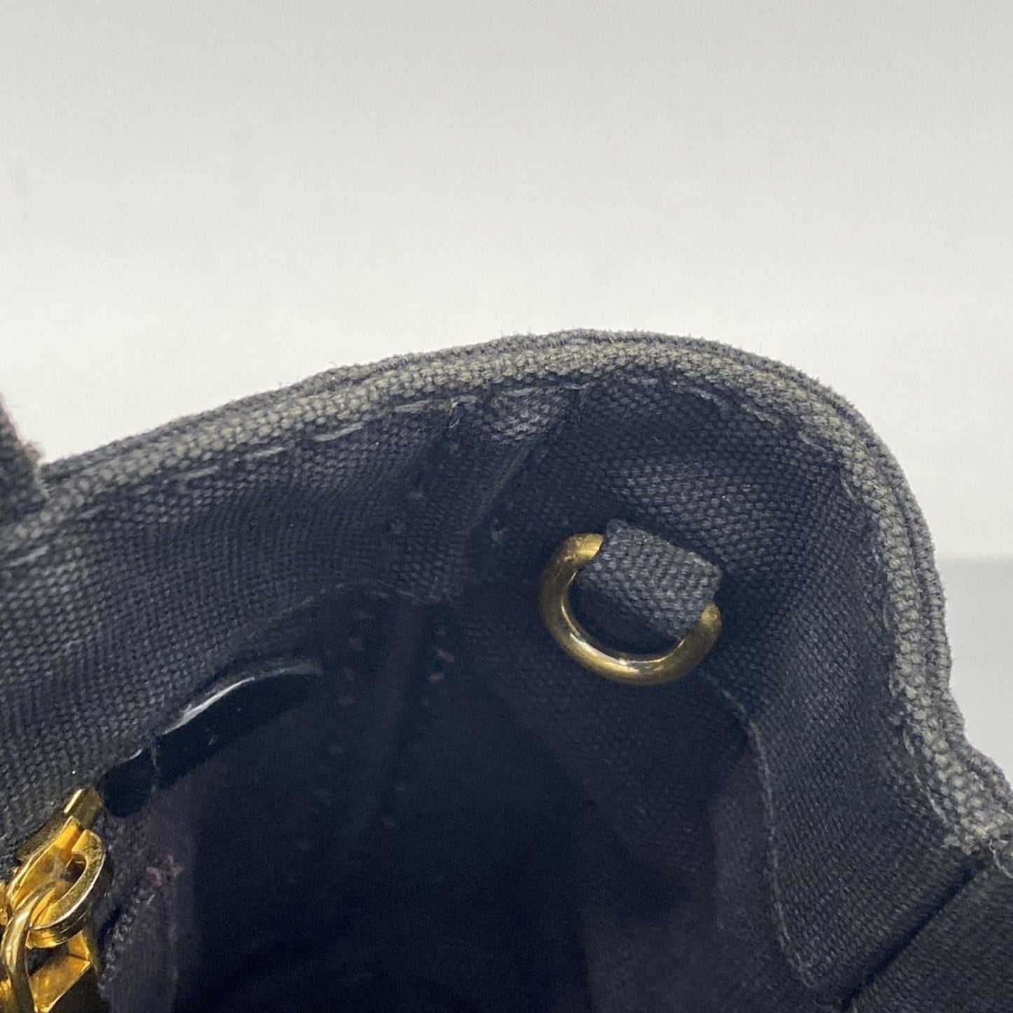 Prada Black Canvas Tote Bag (Pre-Owned)