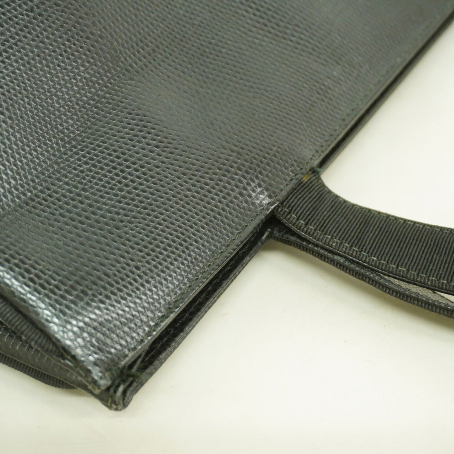 Salvatore Ferragamo Black Leather Tote Bag (Pre-Owned)