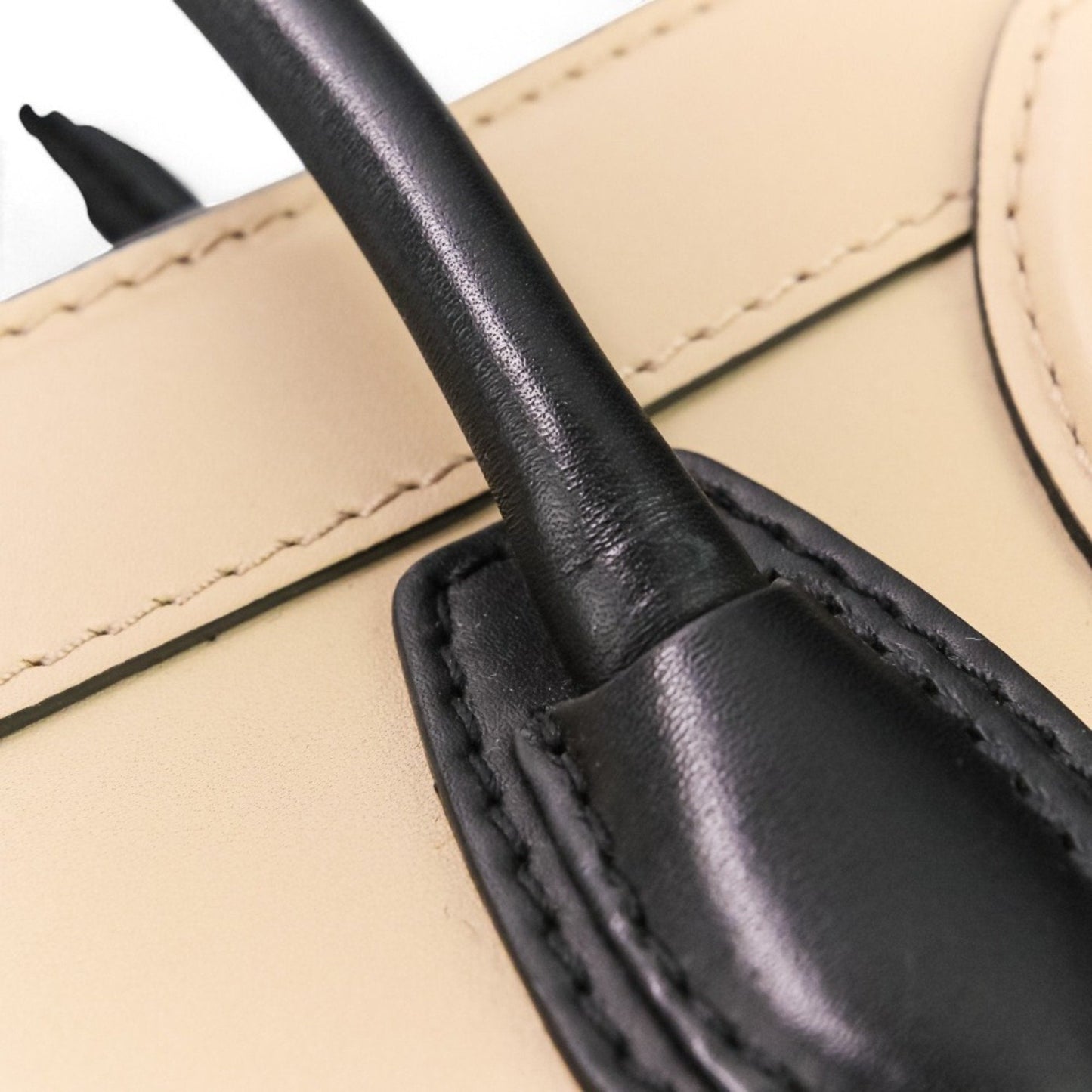 Celine Beige Shoulder Bag Tote Bag (Pre-Owned)