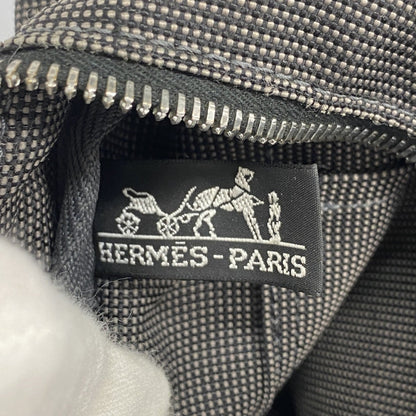 Hermes Gray Canvas Tote Bag (Pre-Owned)