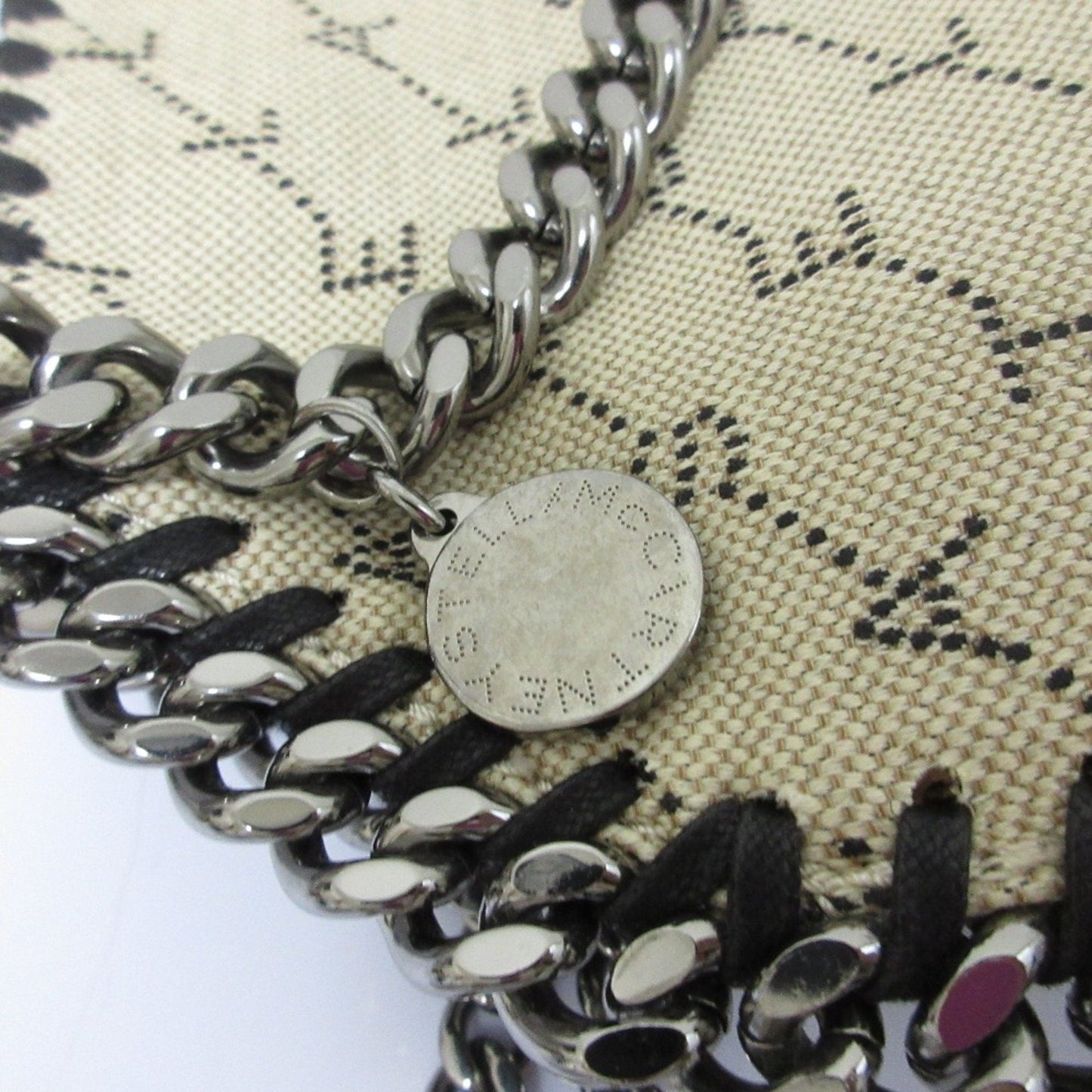 Stella Mccartney Beige Shoulder Bag Tote Bag (Pre-Owned)