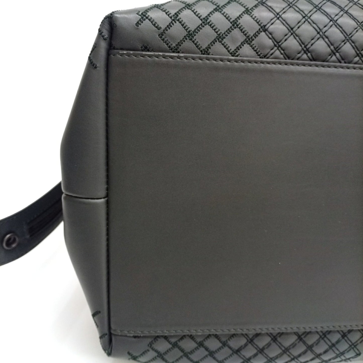 Bottega Veneta Gray Leather Tote Bag (Pre-Owned)