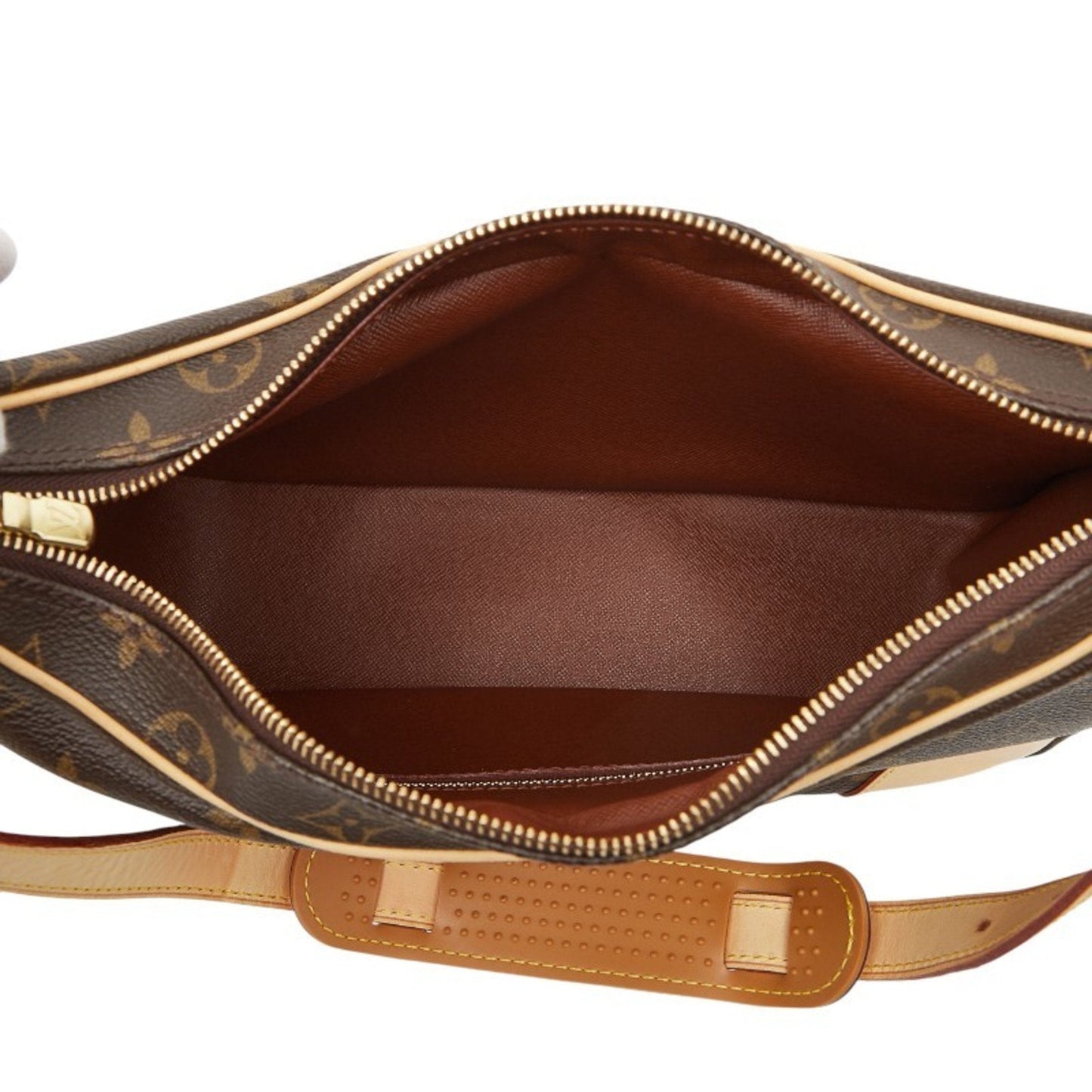 Louis Vuitton Brown Pvc Leather Shoulder Bag (Pre-Owned)