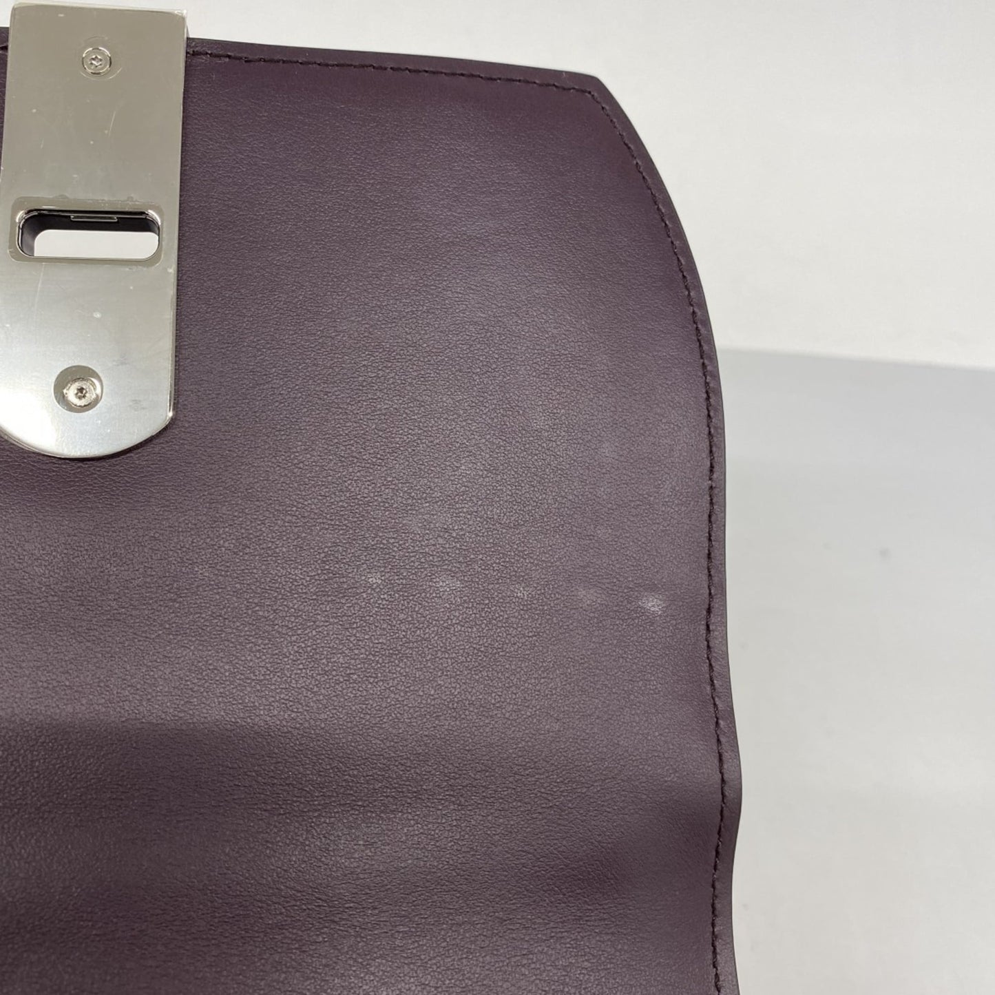 Salvatore Ferragamo Purple Leather Handbag (Pre-Owned)