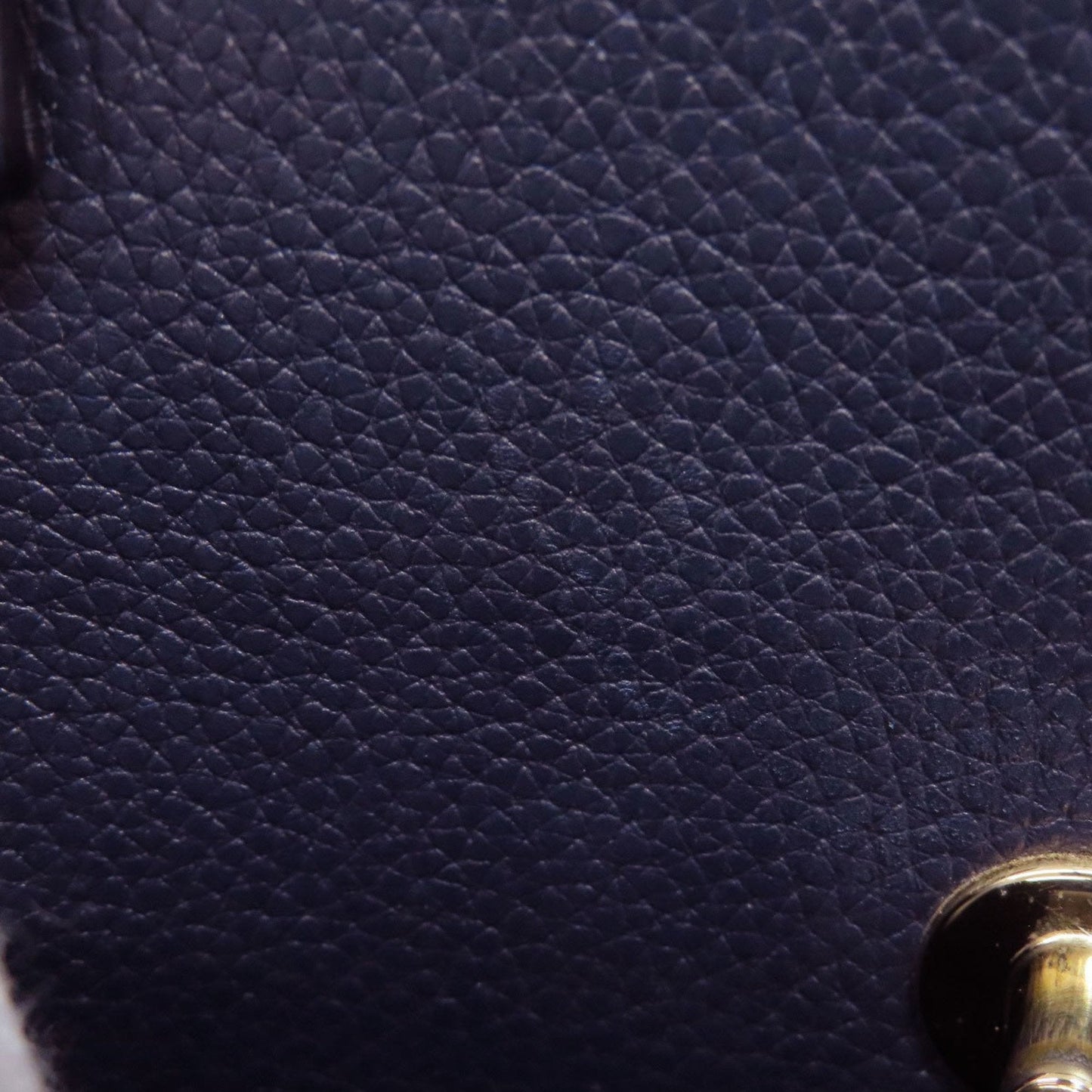 Chanel Navy Leather Tote Bag (Pre-Owned)