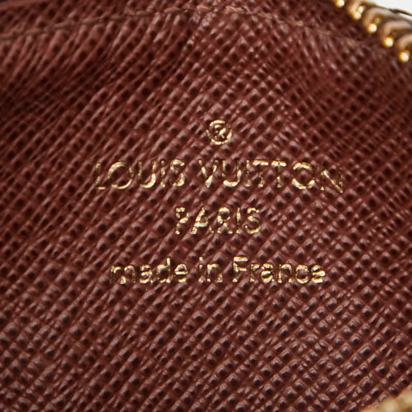 Louis Vuitton Brown Pvc Leather Coin Purse/Coin Case (Pre-Owned)