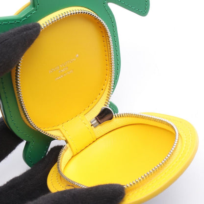 Louis Vuitton Brown Green Yellow Monogram Reverse Coated Canvas Pvc Leather Coin Purse/Coin Case (Pre-Owned)