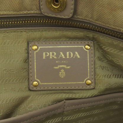 Prada Brown Denim Tote Bag (Pre-Owned)