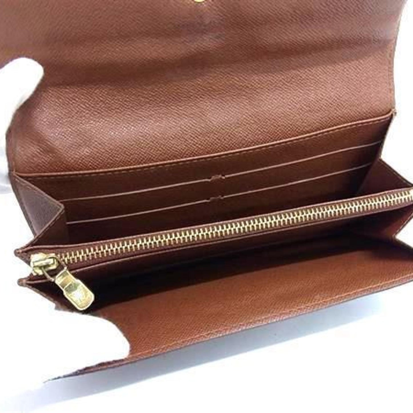 Louis Vuitton Brown Monogram Monogram Long Wallet (Bi-Fold) (Pre-Owned)