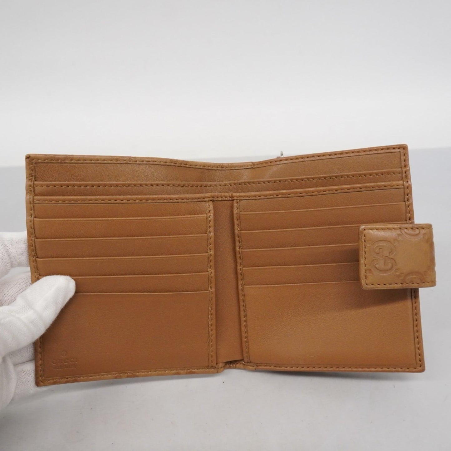 Gucci Brown Leather Wallet (Bi-Fold) (Pre-Owned)