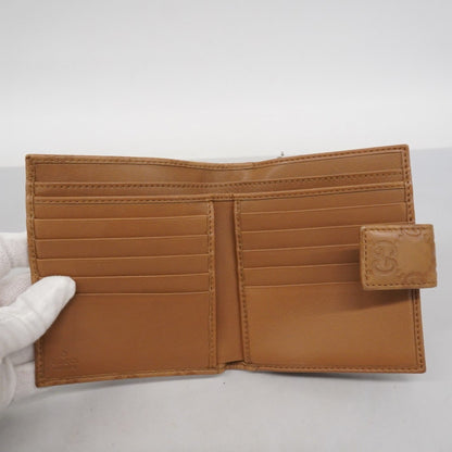 Gucci Brown Leather Wallet (Bi-Fold) (Pre-Owned)