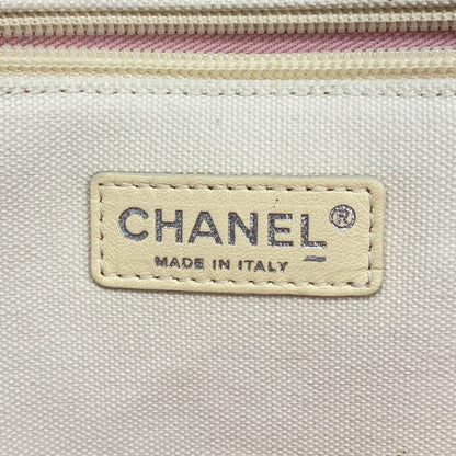 Chanel Ivory Canvas Tote Bag (Pre-Owned)