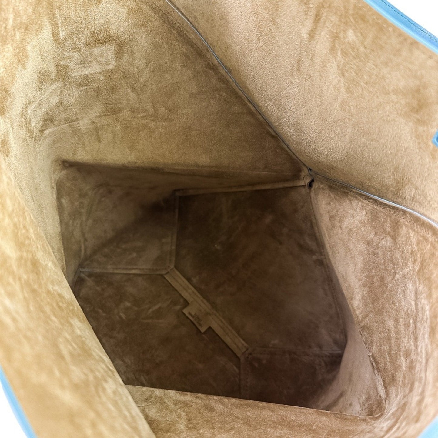 Loewe Blue Leather Tote Bag (Pre-Owned)