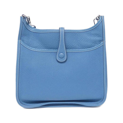Hermes Blue Jean Taurillon Clemence Leather Shoulder Bag (Pre-Owned)