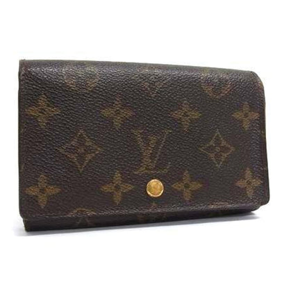 Louis Vuitton Brown Pvc Leather Wallet (Bi-Fold) (Pre-Owned)