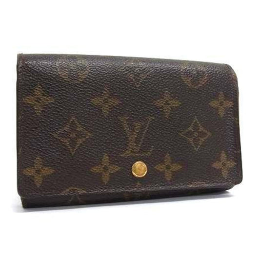 Louis Vuitton Brown Pvc Leather Wallet (Bi-Fold) (Pre-Owned)