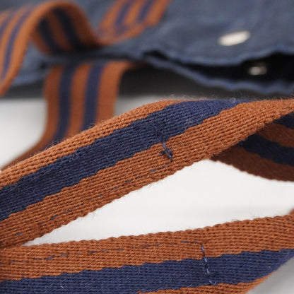 Hermes Navy Canvas Tote Bag (Pre-Owned)