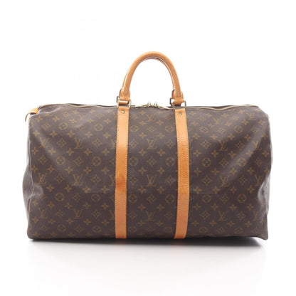 Louis Vuitton Brown Pvc Leather Boston Bag (Pre-Owned)