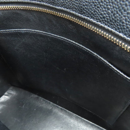 Chanel Black Leather Tote Bag (Pre-Owned)