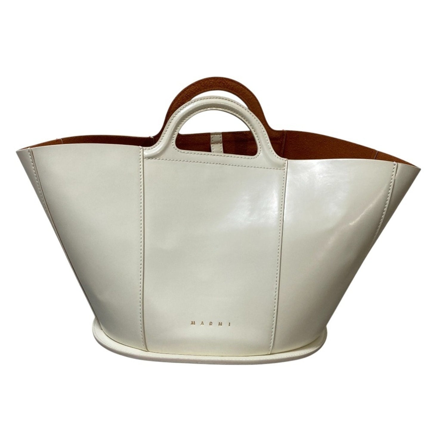 Marni White Pouch Tote Bag (Pre-Owned)