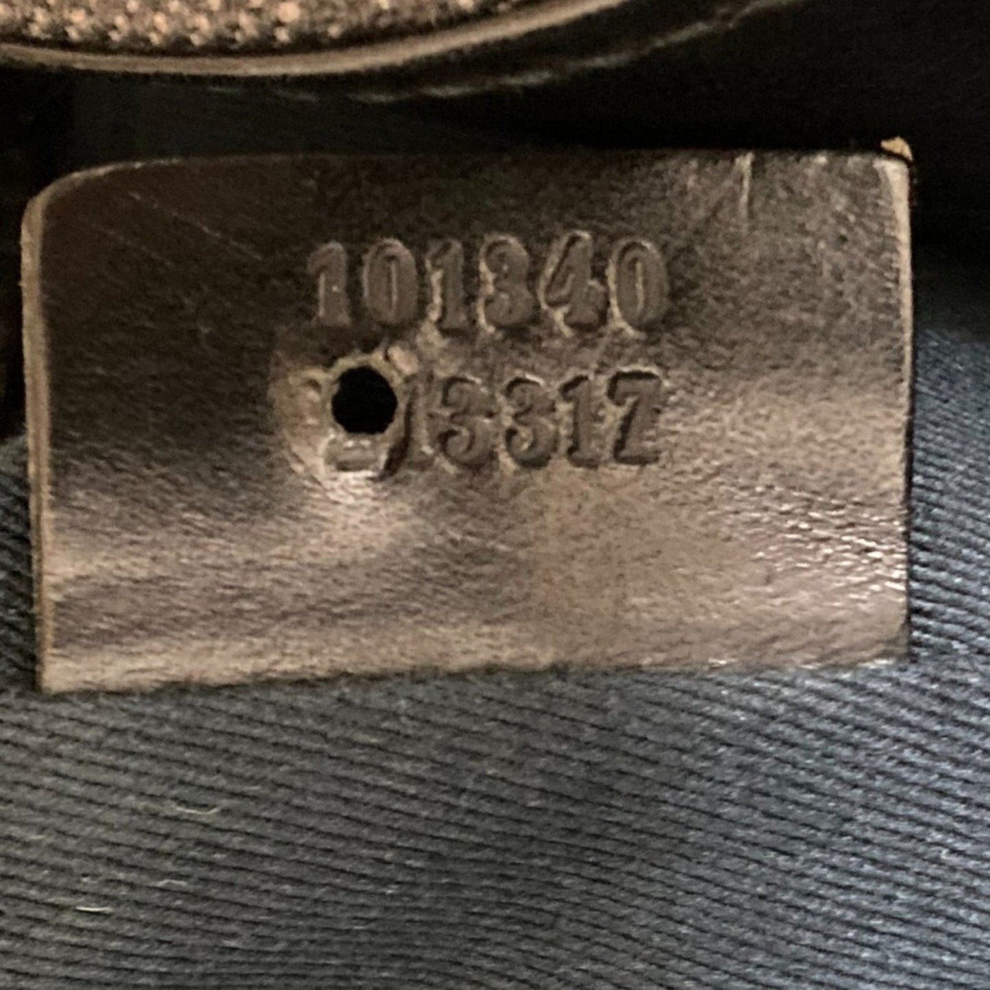 Gucci Dark Gray Gray Tote Bag (Pre-Owned)