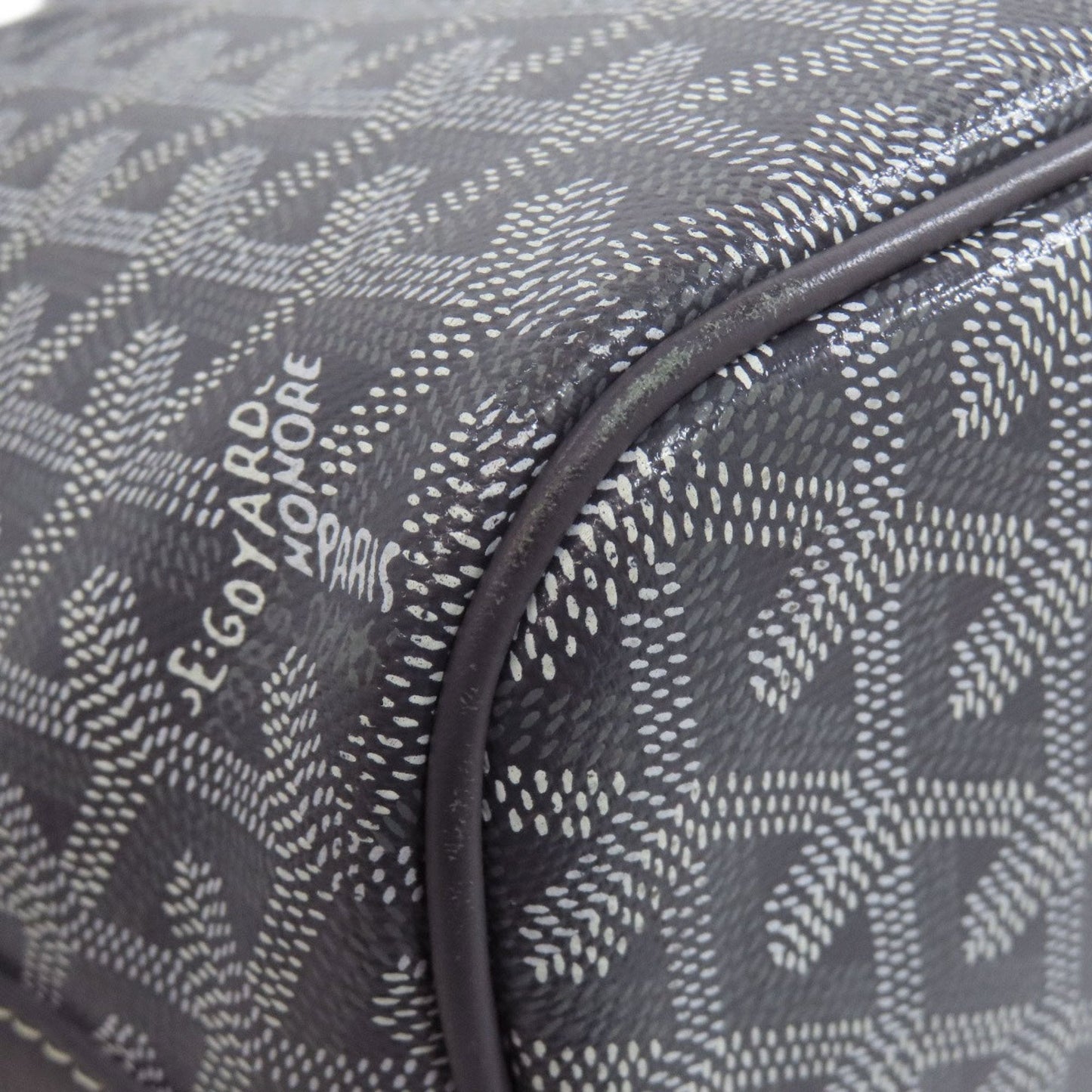 Goyard Gray Coated Canvas Shoulder Bag (Pre-Owned)