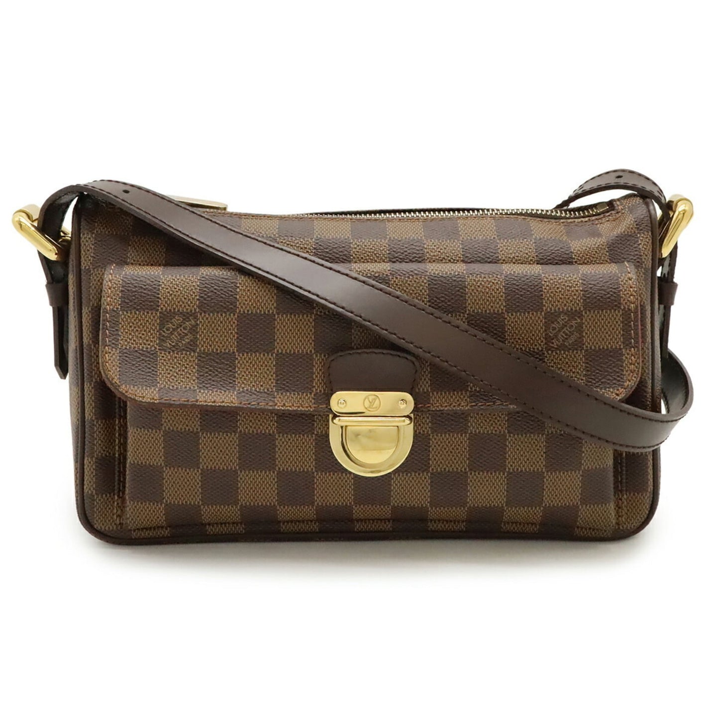 Louis Vuitton Brown Pvc Shoulder Bag (Pre-Owned)