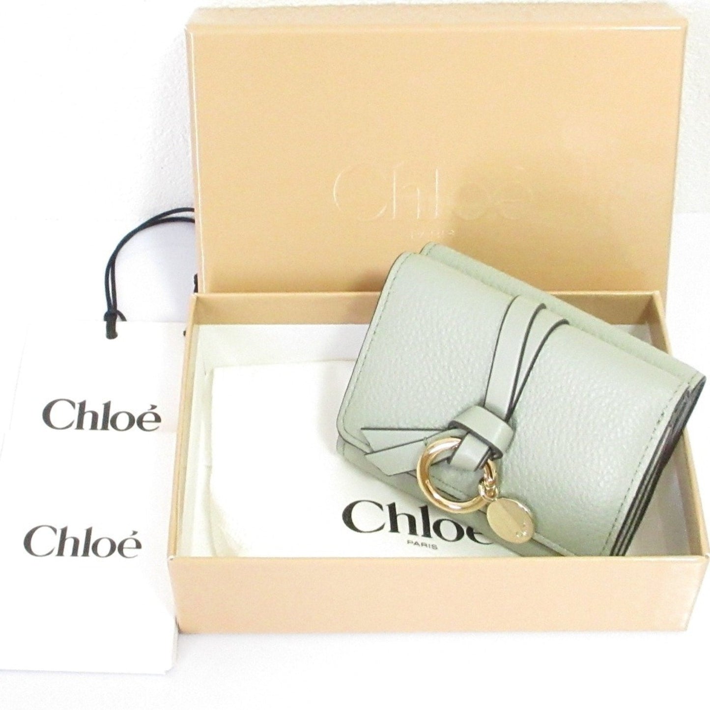 Chloé Green Coin Purse/Coin Case (Pre-Owned)