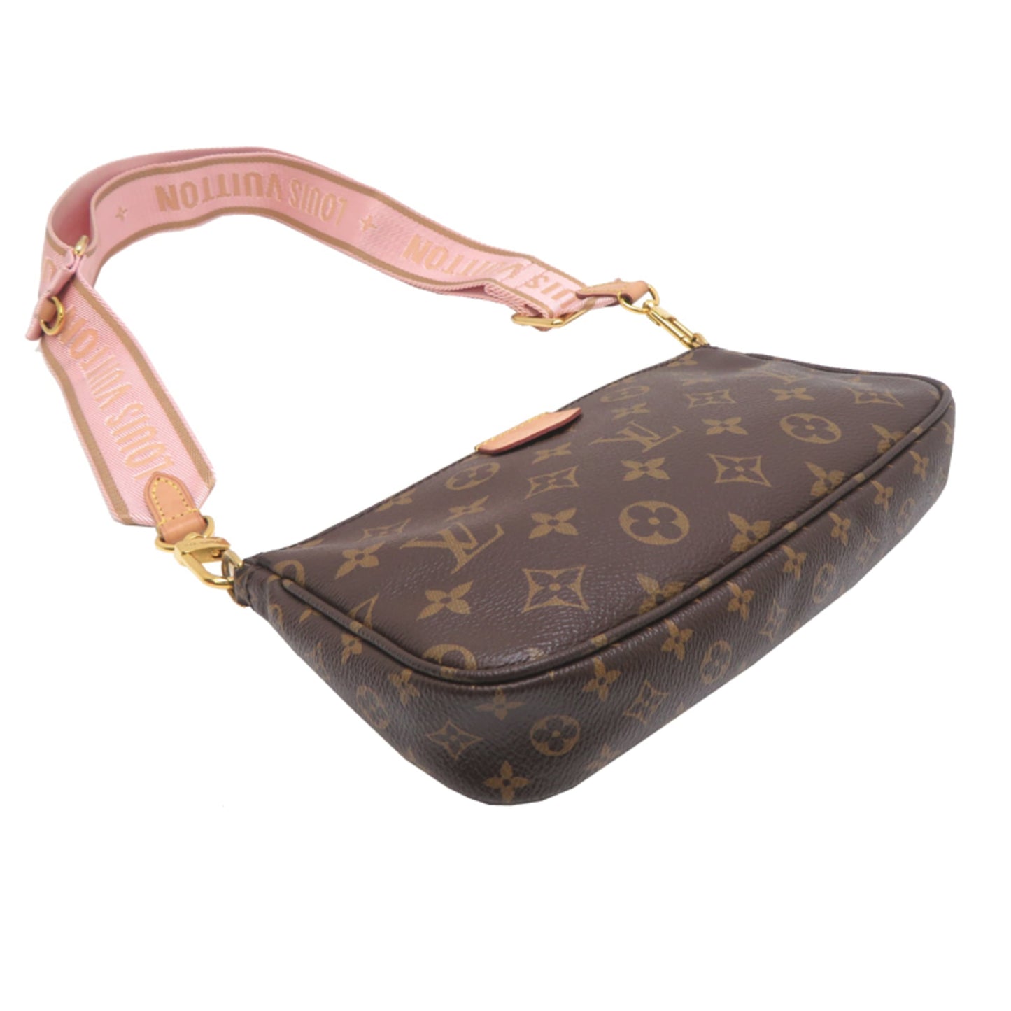 Louis Vuitton Brown Monogram Pochette Shoulder Bag (Pre-Owned)