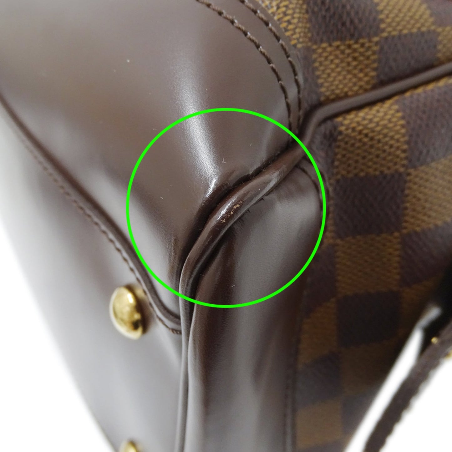 Louis Vuitton Brown Damier Canvas Damier Canvas Handbag Tote Bag (Pre-Owned)