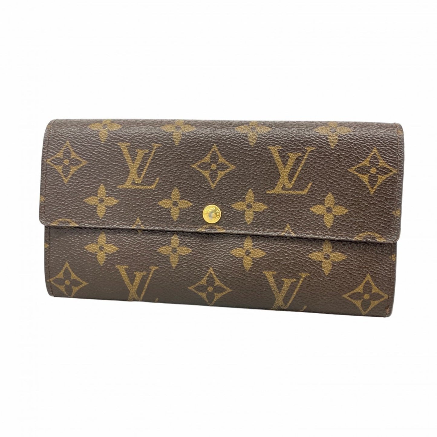 Louis Vuitton Brown Long Wallet (Bi-Fold) (Pre-Owned)