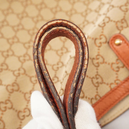 Gucci Brown Canvas Tote Bag (Pre-Owned)