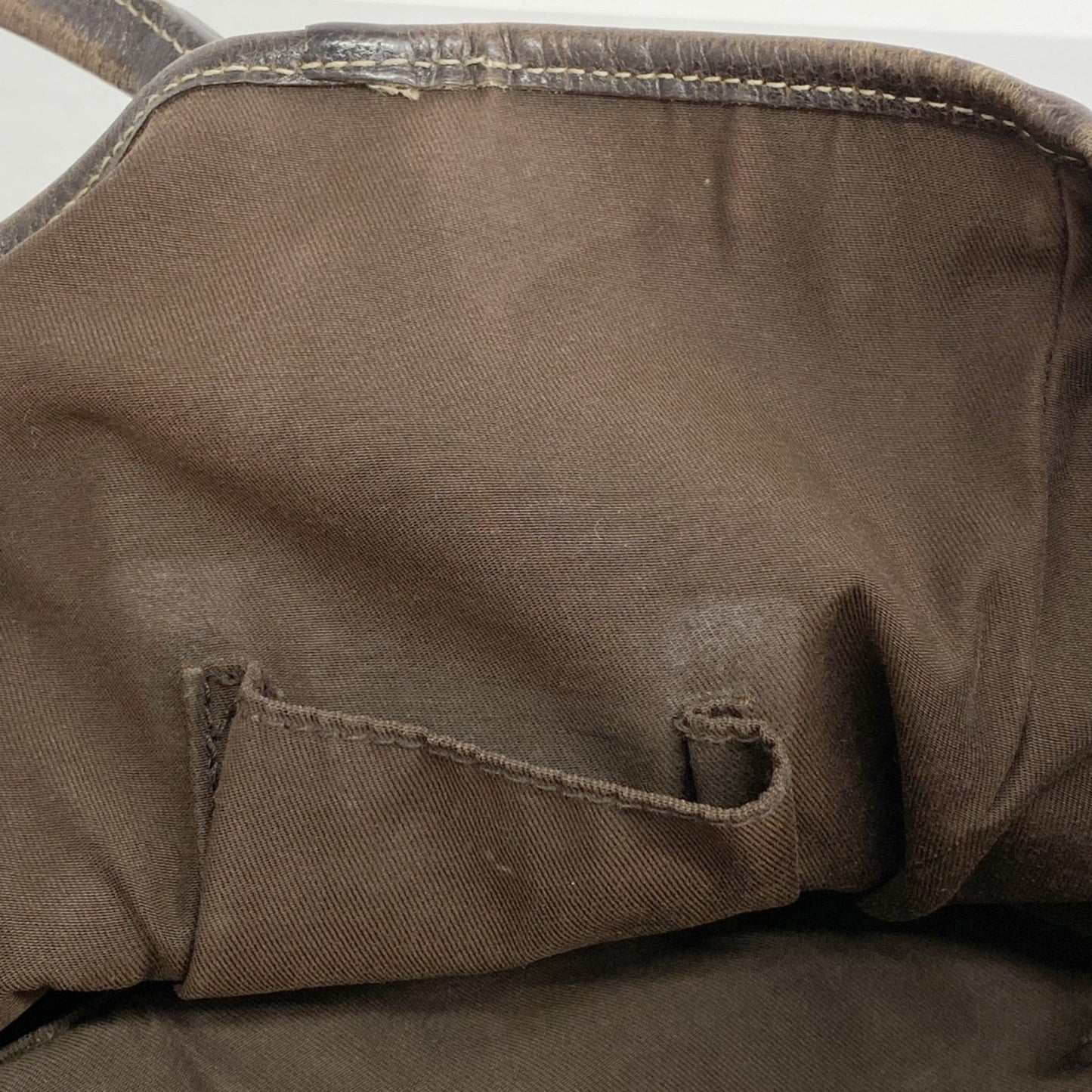 Gucci Brown Canvas Tote Bag (Pre-Owned)