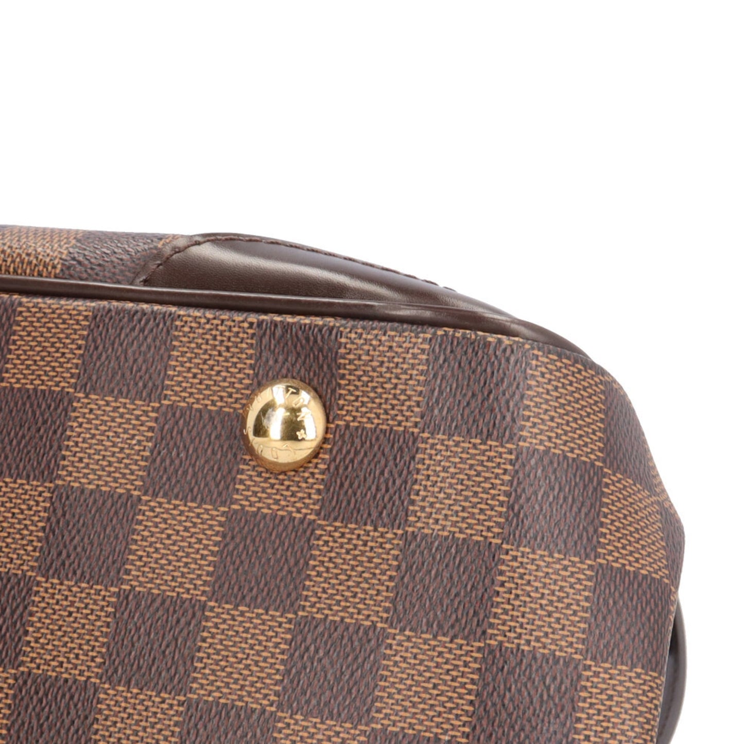 Louis Vuitton Brown Damier Canvas Handbag (Pre-Owned)